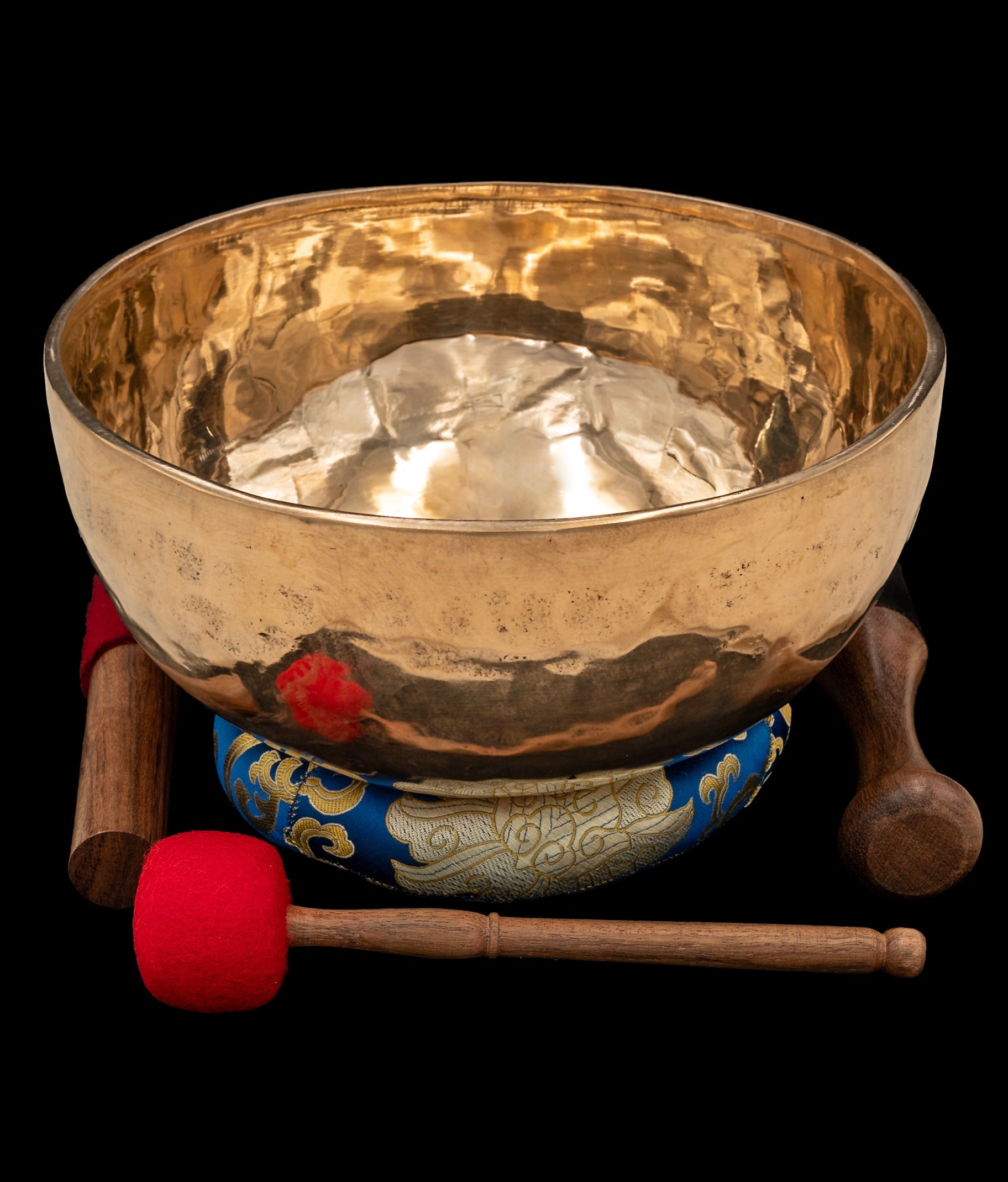 New Thadobati Singing Bowl A# 118Hz 9.75" N16225 | Tibetan Singing Bowl | Wiccan Center