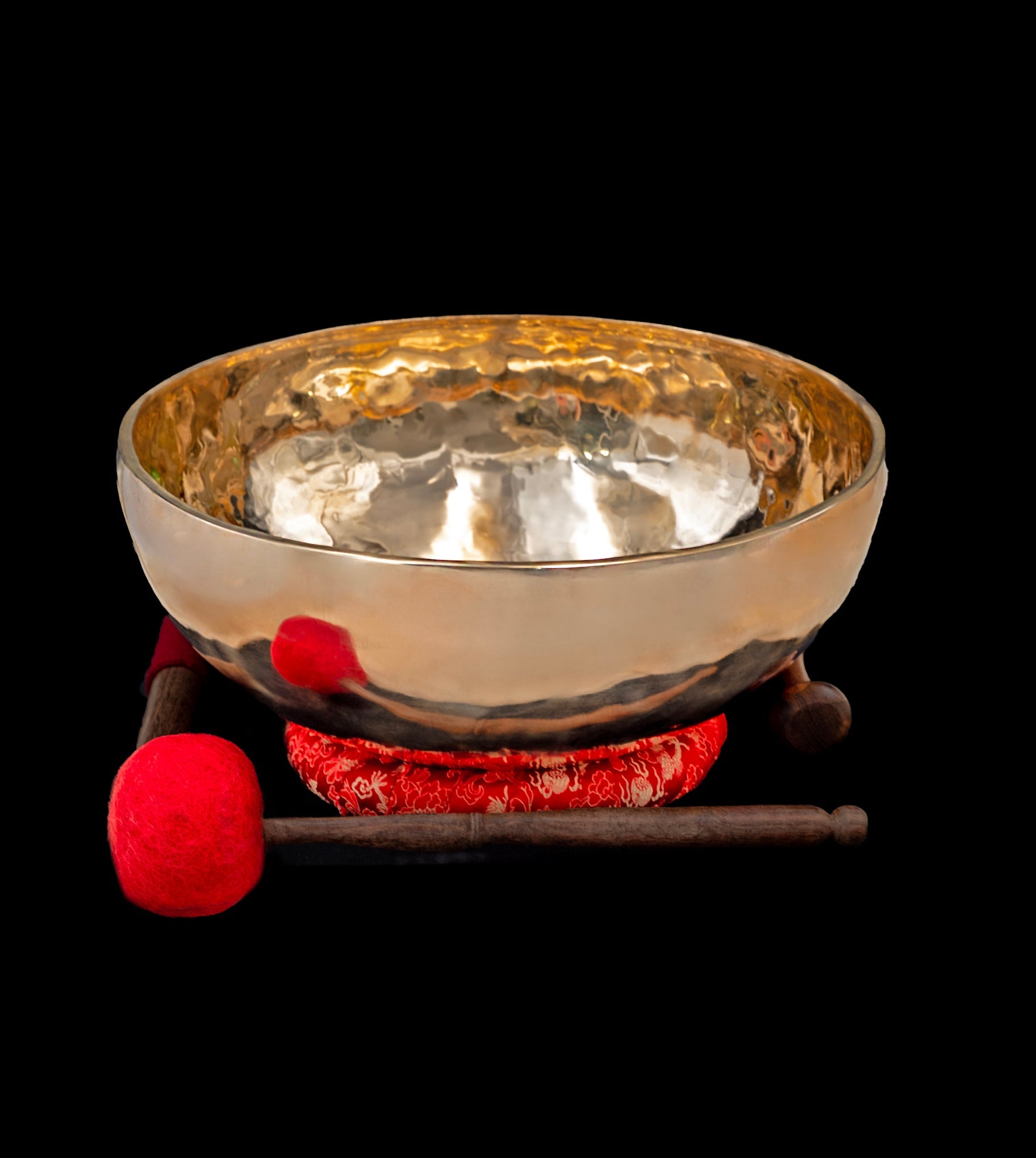 New Jambati Singing Bowl E2 82Hz (Near Concert Pitch) 14.5" N16279 | Tibetan Singing Bowl | Wiccan Center