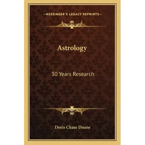 Astrology: 30 Years Research - Paperback | Books | Wiccan Center