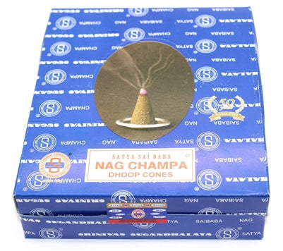 Satya Sai Baba Nag Champa Incense Dhoop Cones