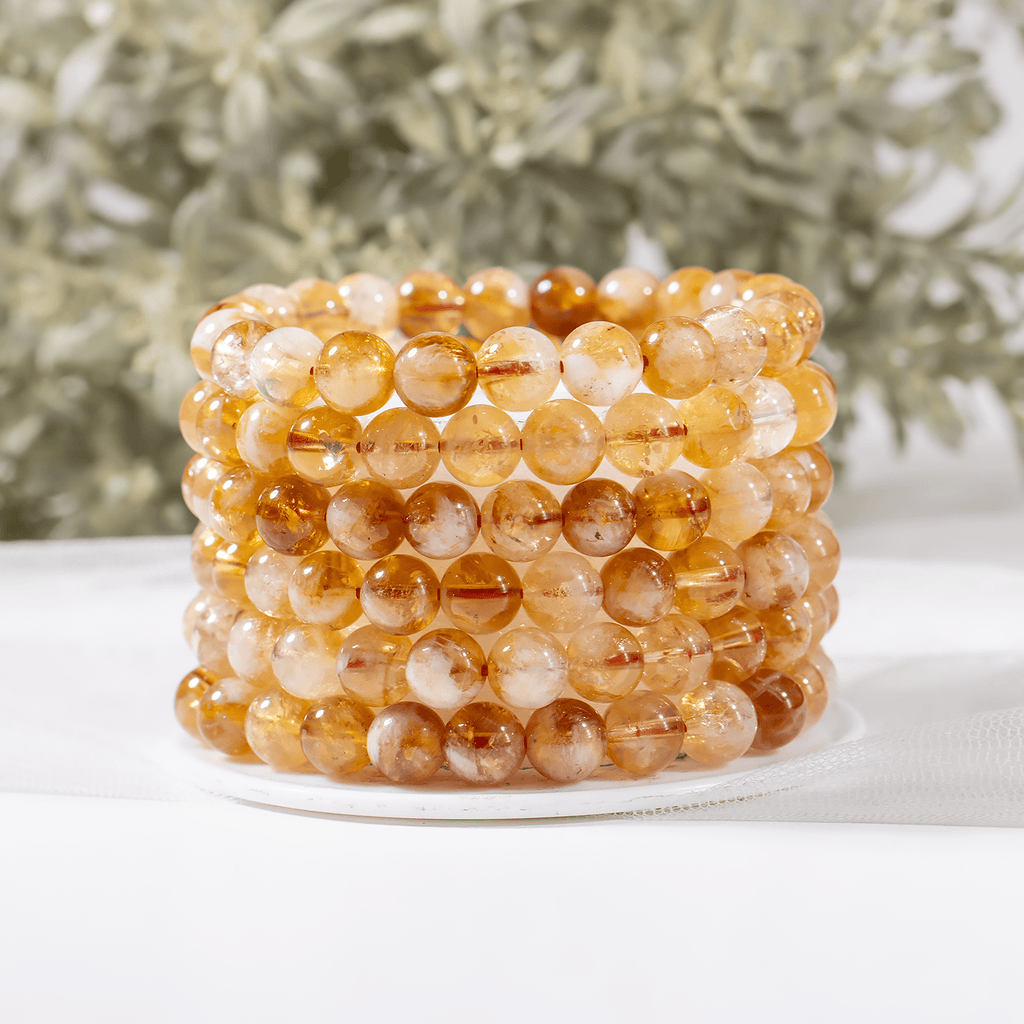 Natural Citrine Bracelet(Luck And Good Fortune).
