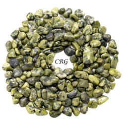 Tumbled Nephrite Jade Chips / 5-20mm AVG - 1 LB. LOT | Nephrite Jade | Wiccan Center