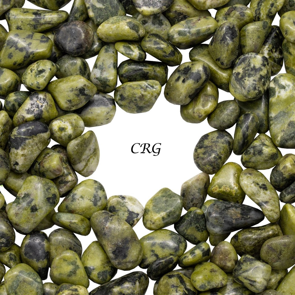 Tumbled Nephrite Jade Chips / 5-20mm AVG - 1 LB. LOT