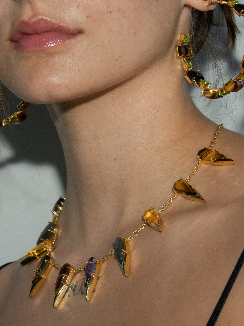 Saber Tooth Necklace in Angora (Gold) | Jewelry | Wiccan Center