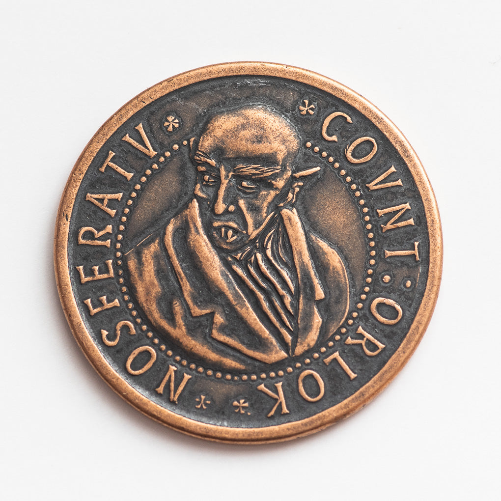 Nosferatu Count Orlok Copper Coin | Artwork | Wiccan Center