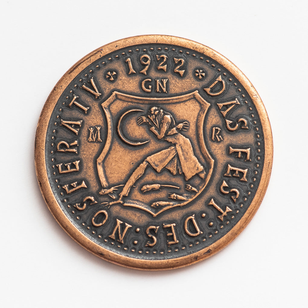 Nosferatu Count Orlok Copper Coin | Artwork | Wiccan Center
