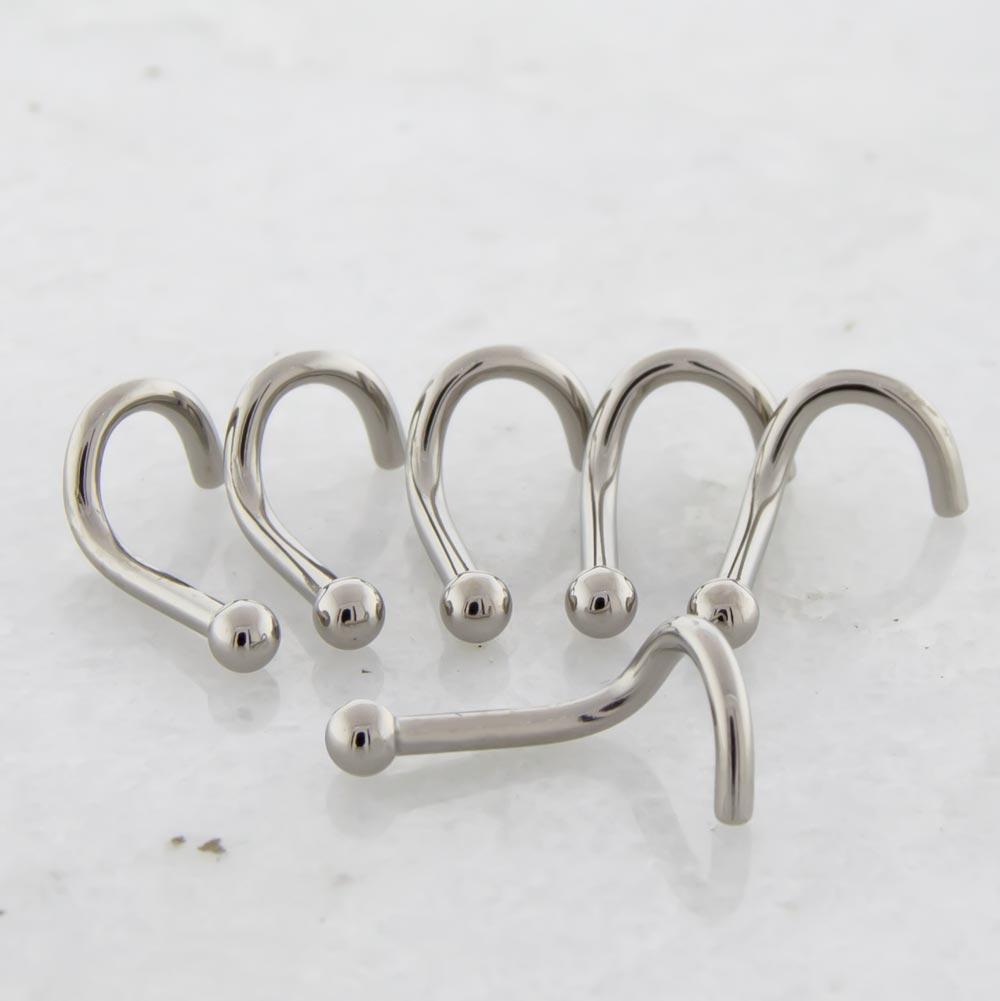 Steel Nose Screw With Plain Ball | Body Jewelry | Wiccan Center