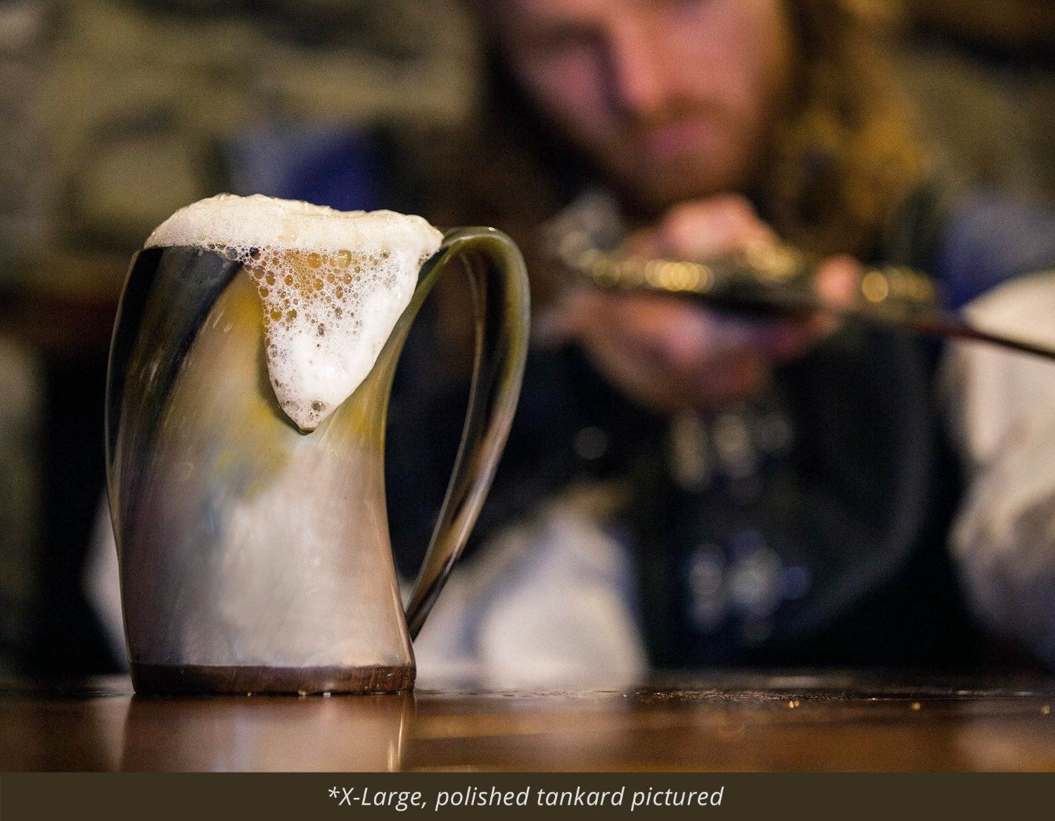 Horn Tankard Mug ( Pick your Polish )