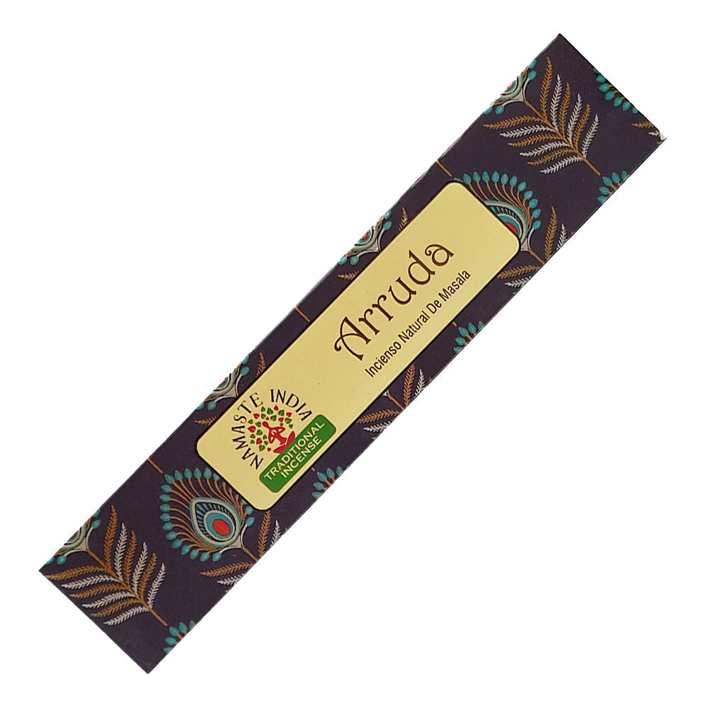 Namaste India Natural Masala Incense Sticks - Arruda | Incense | Wiccan Center