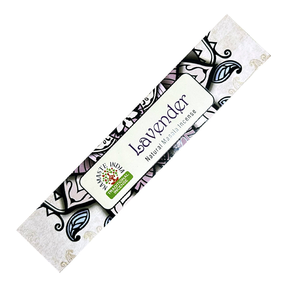 Namaste India Natural Masala Incense Sticks - Lavender | Incense | Wiccan Center