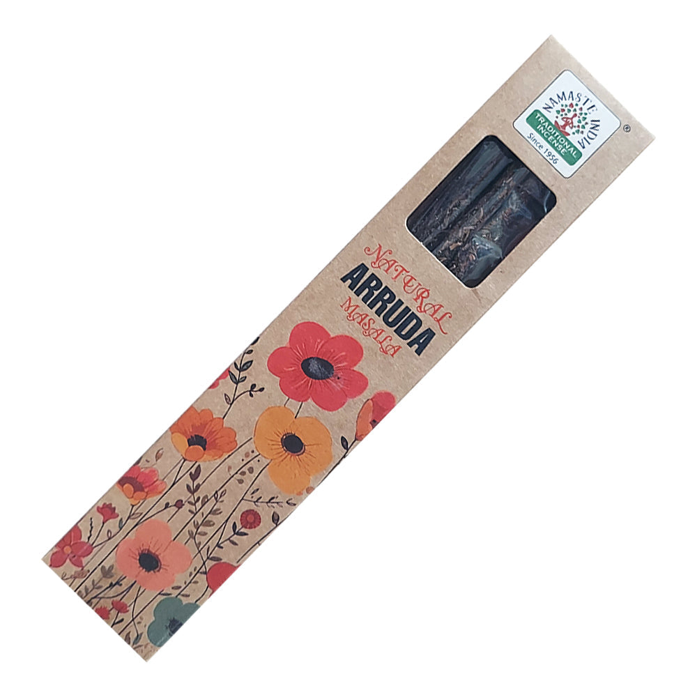 Namaste India Natural Smudge Incense Sticks - Arruda | Incense | Wiccan Center