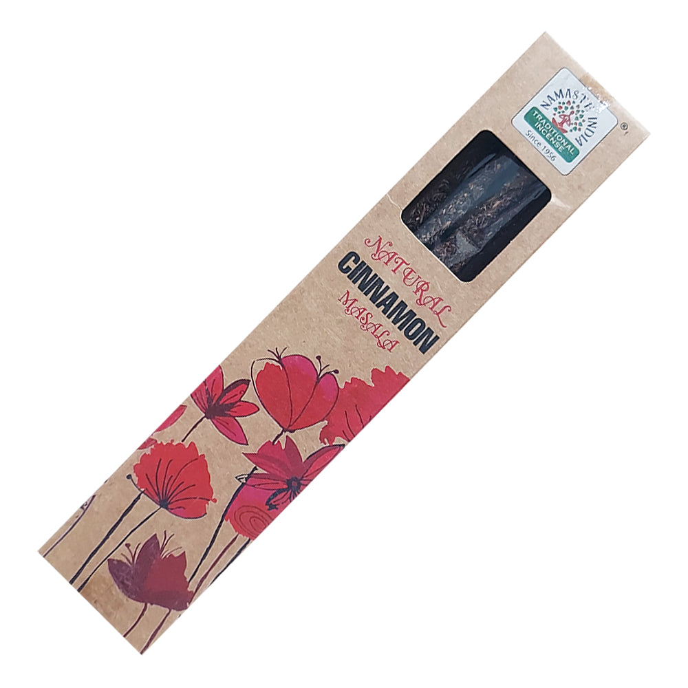 Namaste India Natural Smudge Incense Sticks - Cinnamon | Incense | Wiccan Center