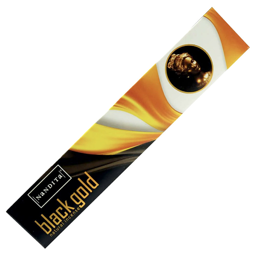 Nandita Black Gold Incense Sticks | Incense | Wiccan Center