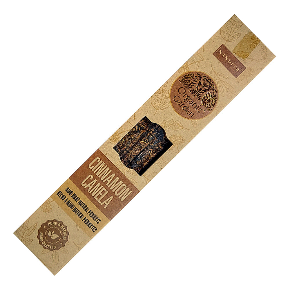 Nandita Organic Garden Cinnamon Incense Sticks 25g | Incense | Wiccan Center