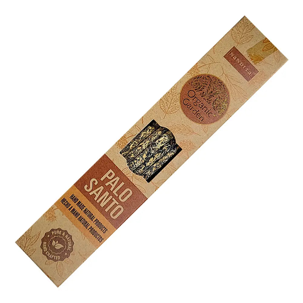 Nandita Organic Garden Palo Santo Incense Sticks 25g | Incense | Wiccan Center