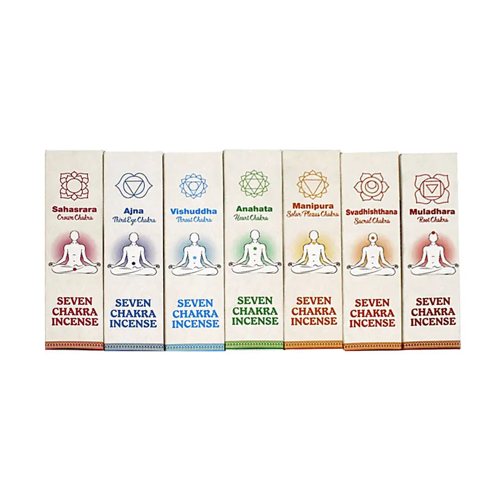 Seven Chakra Tibetan Incense Set (Nepa Crafts) | Incense | Wiccan Center