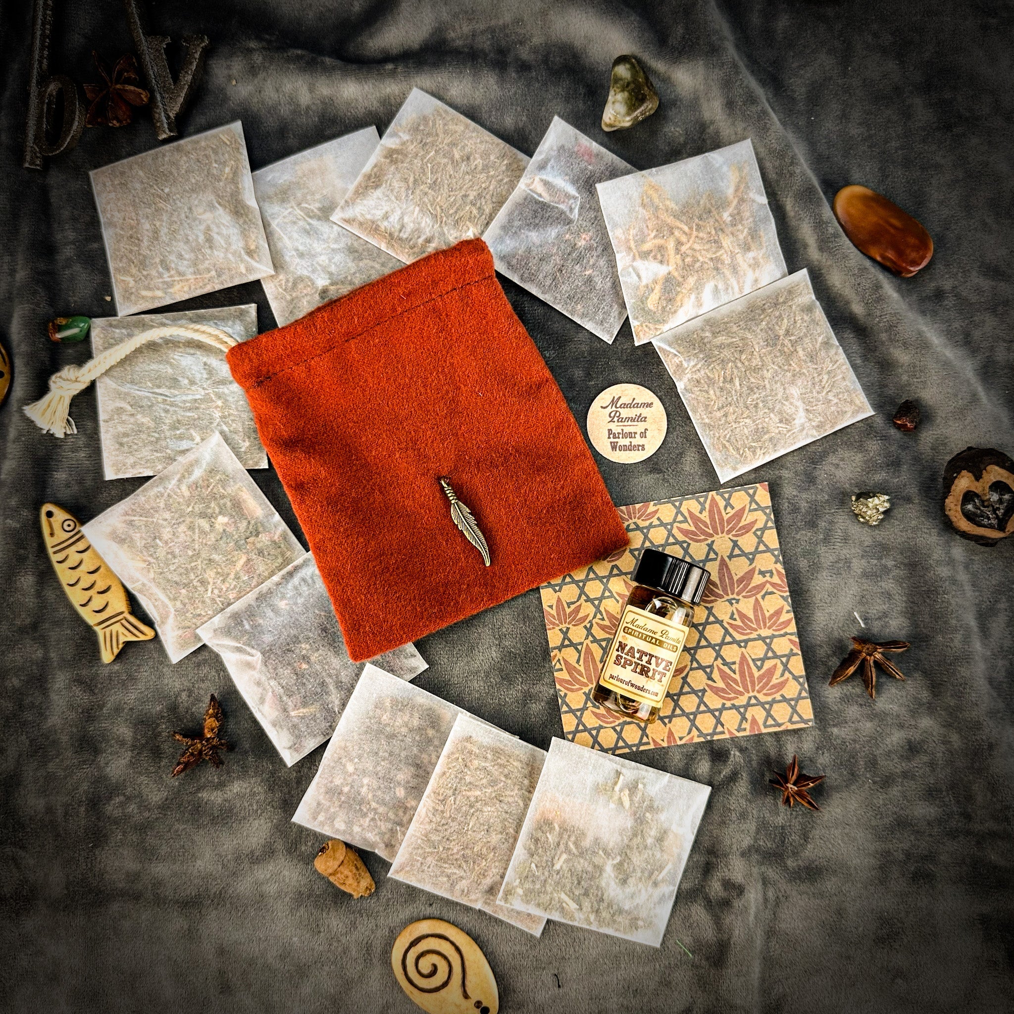 Native Spirit Mojo Bag Kit - Triple Strength | Mojo Bag | Wiccan Center
