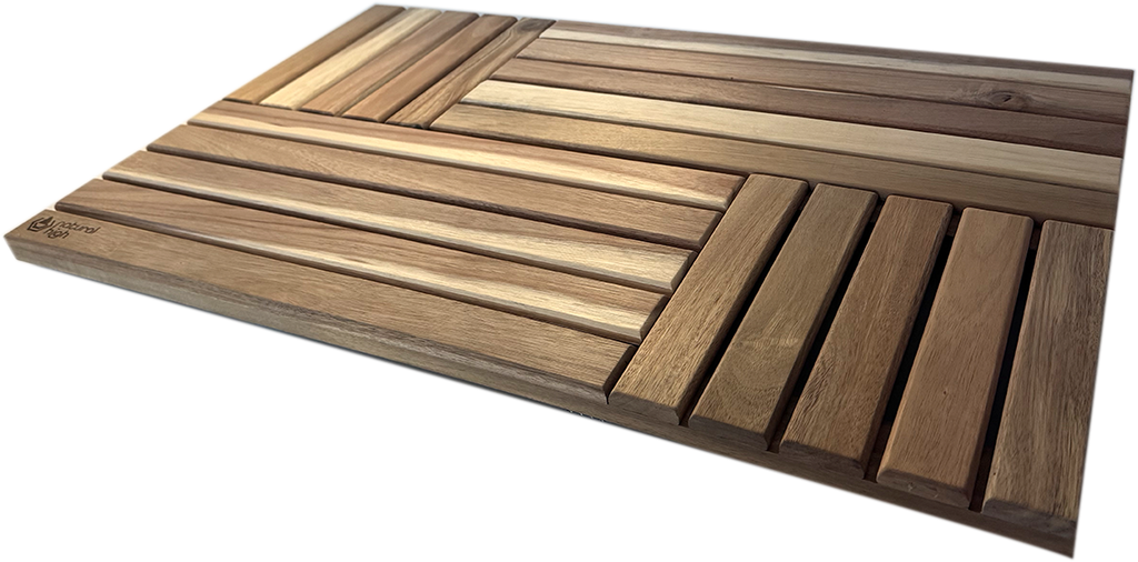 Natural High™ Acacia Wooden Drip Mat | Tub Accessory | Wiccan Center