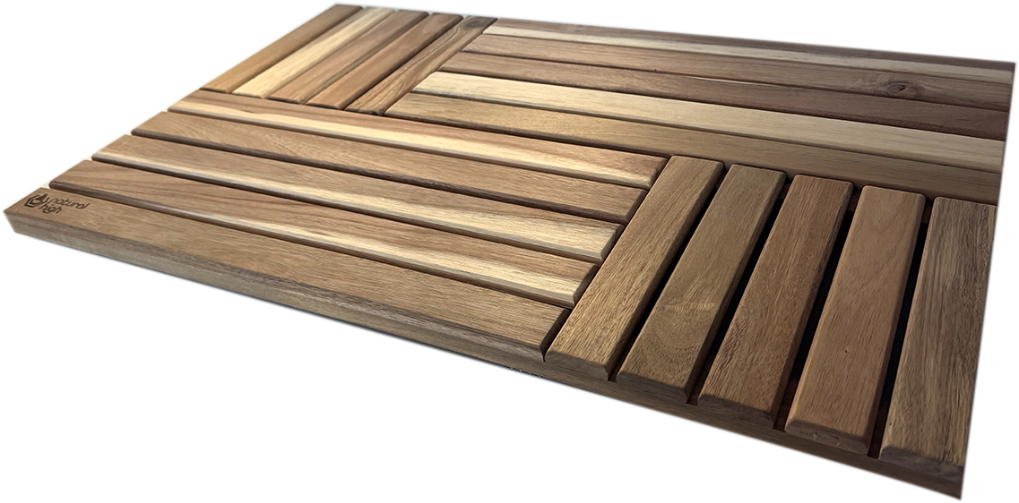 Natural High™ Acacia Wooden Drip Mat | Tub Accessory | Wiccan Center