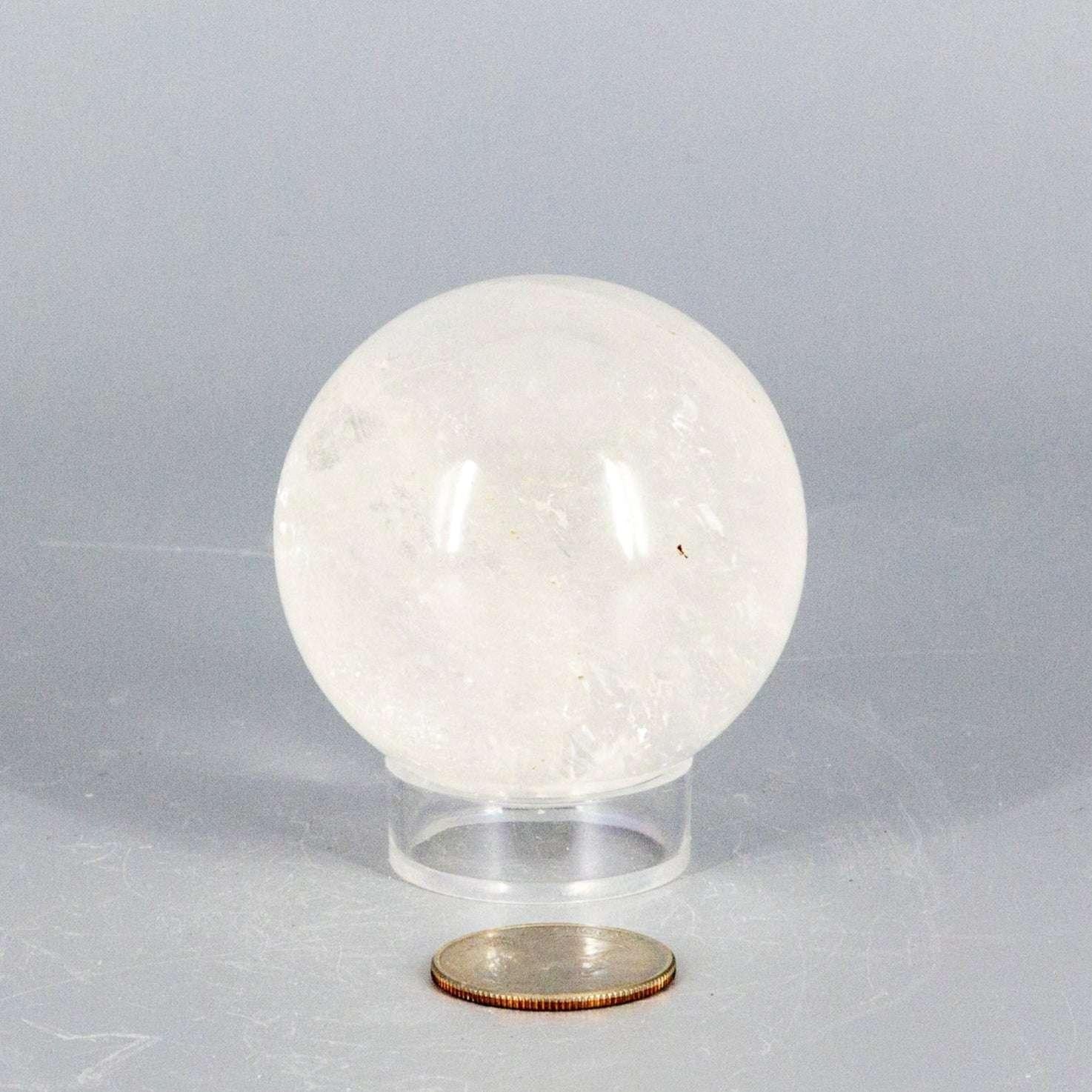 Natural Quartz Sphere Master Healer 53-55mm