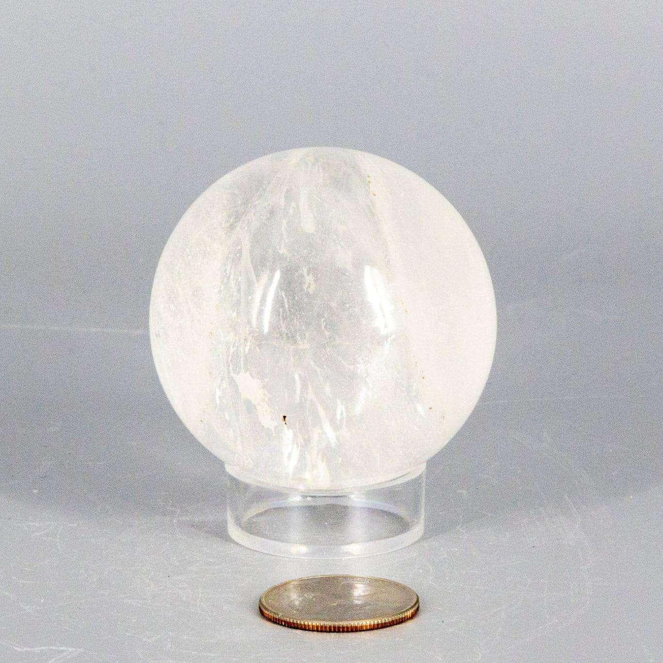 Natural Quartz Sphere Master Healer 53-55mm