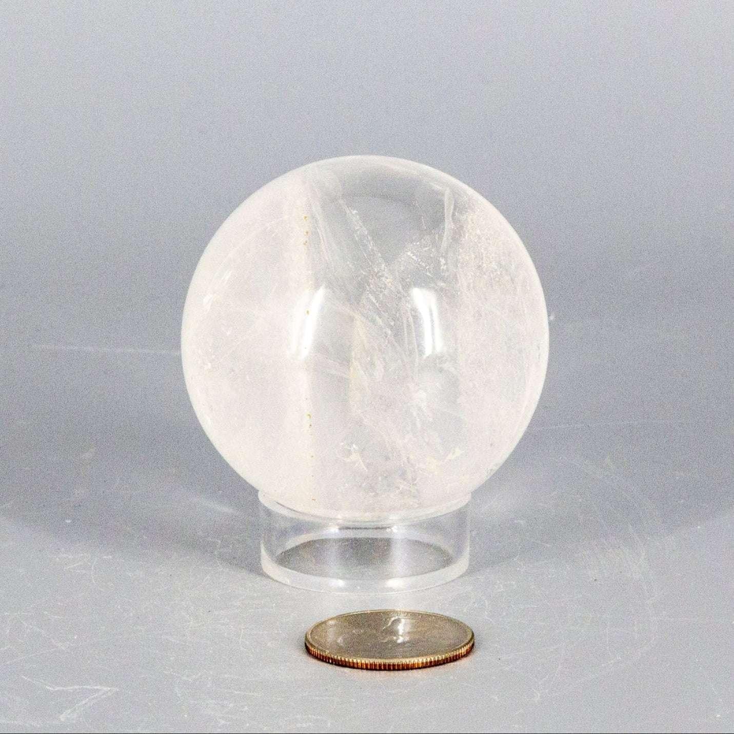 Natural Quartz Sphere Master Healer 53-55mm