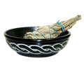 Black Soap Stone Carved Bowl 5" | Cauldrons | Wiccan Center