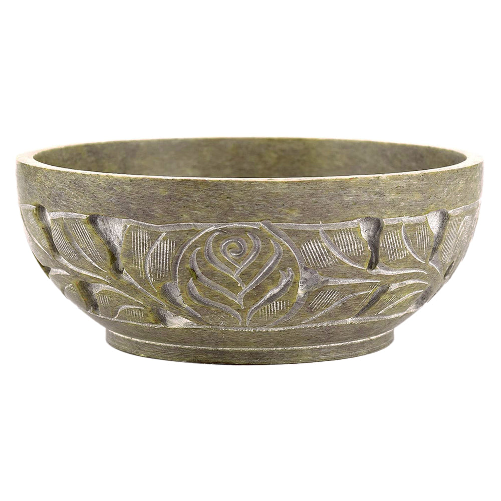 Natural Stone Carved Smudge Bowl | Cauldrons | Wiccan Center