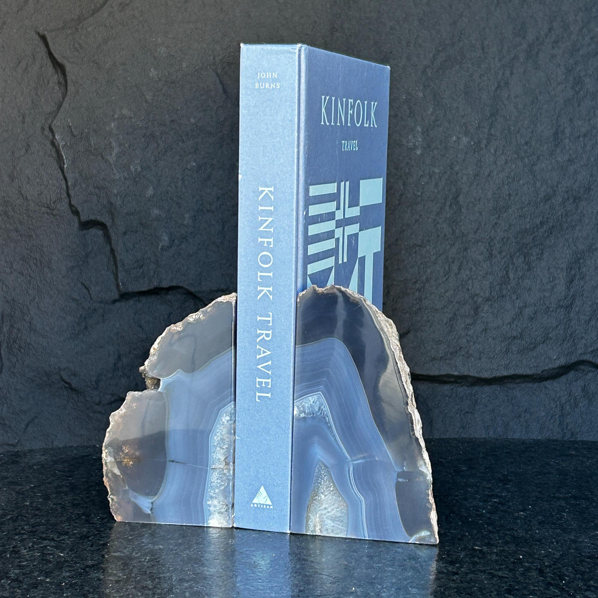 Natural Agate Crystal Bookends | Geodes & Bowls | Wiccan Center