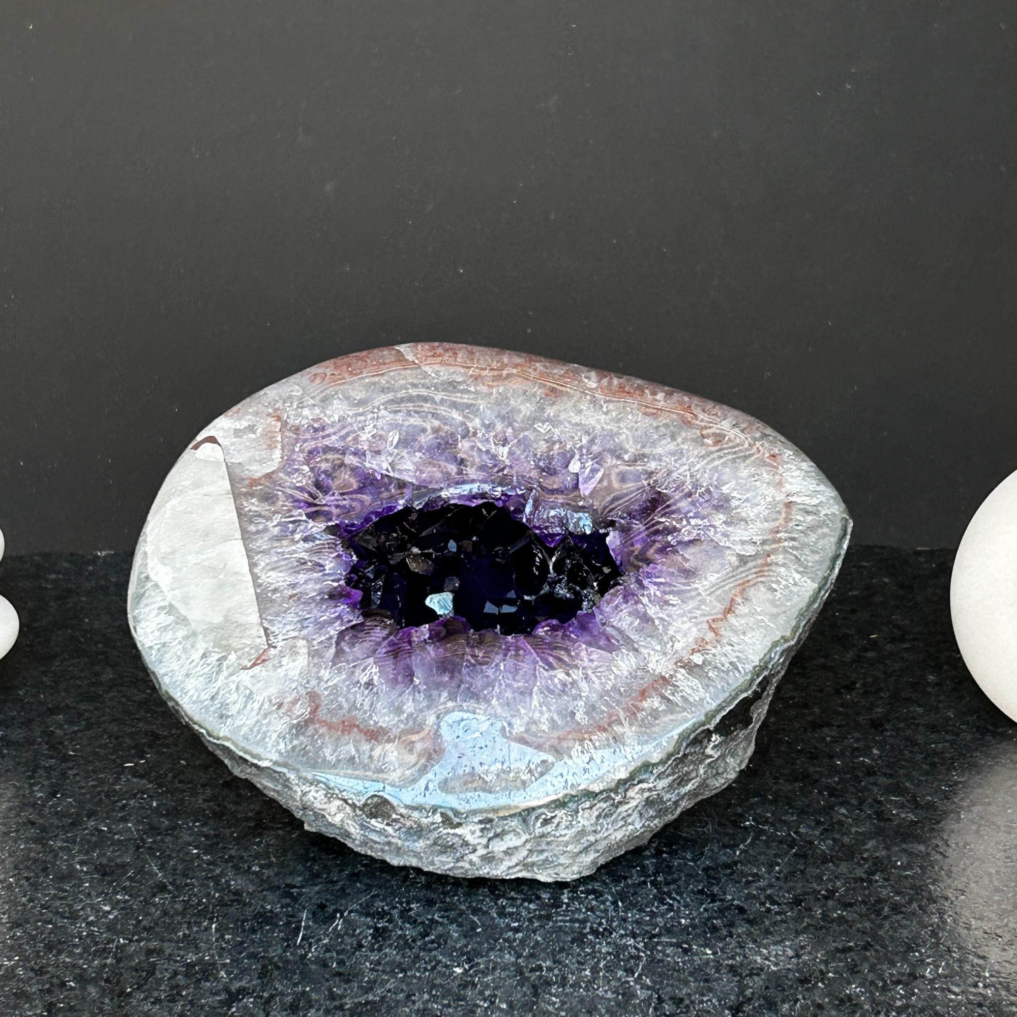 Natural Amethyst & Quartz Geode | Amethyst Geodes | Wiccan Center