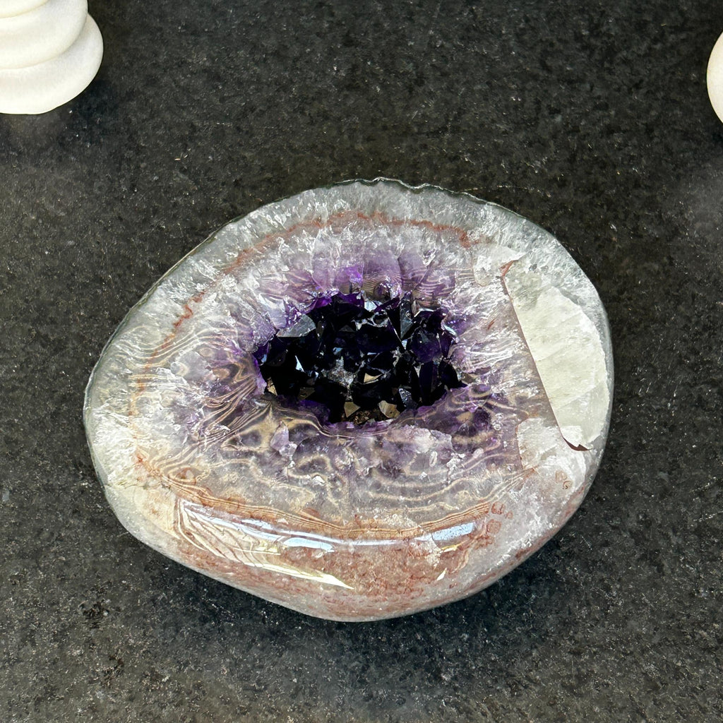 Natural Amethyst & Quartz Geode | Amethyst Geodes | Wiccan Center