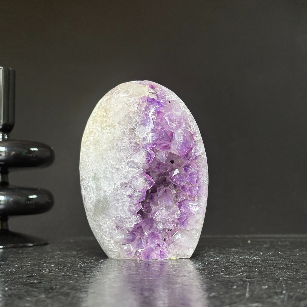 Natural Amethyst Quartz Geode Egg | Amethyst Geodes | Wiccan Center