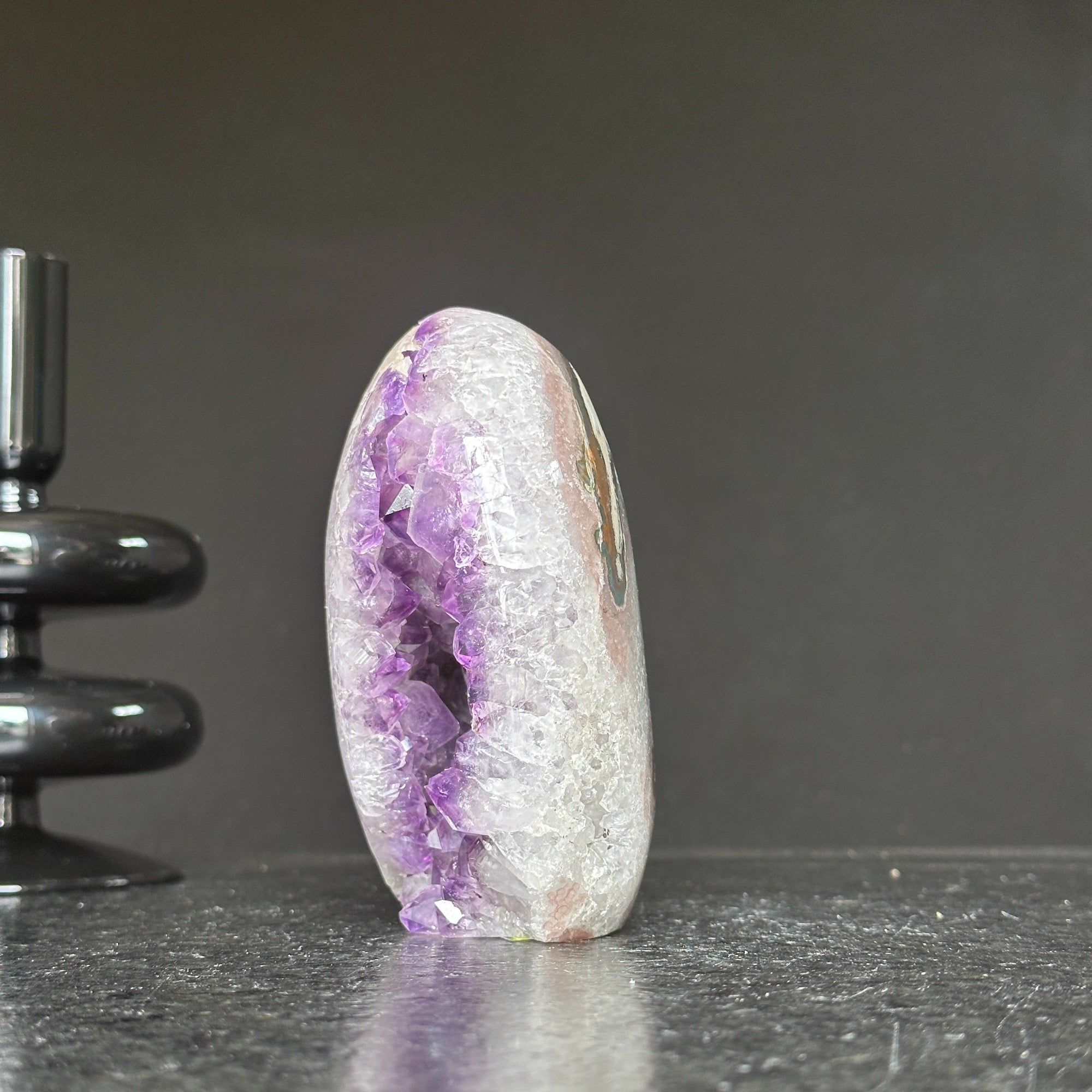 Natural Amethyst Quartz Geode Egg | Amethyst Geodes | Wiccan Center