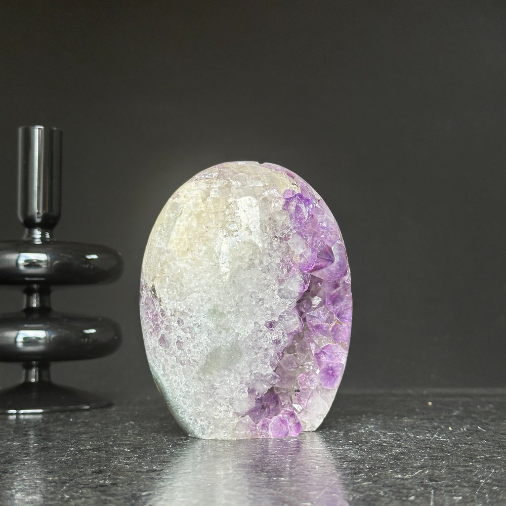 Natural Amethyst Quartz Geode Egg | Amethyst Geodes | Wiccan Center