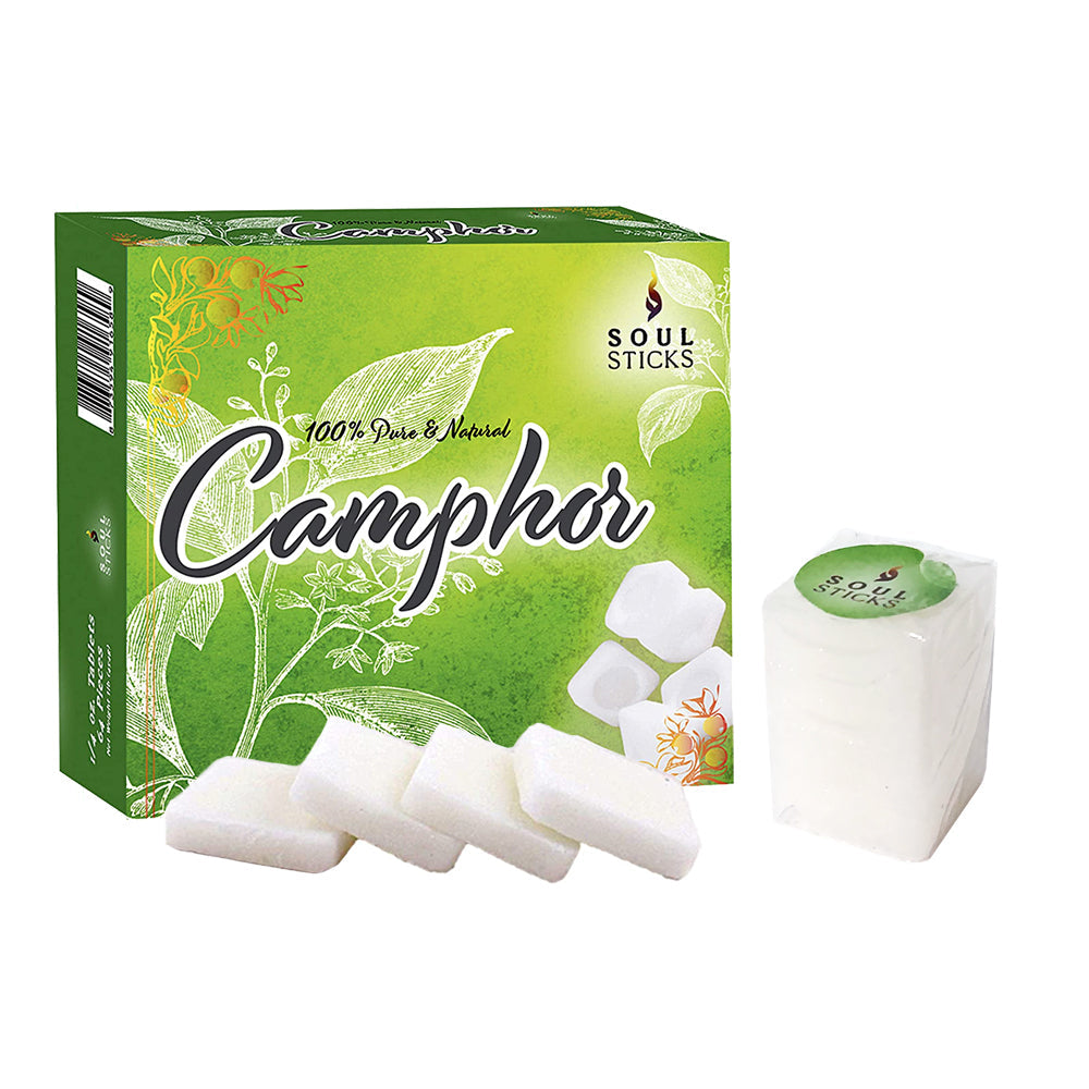 Natural Camphor Tablets (4 pack) | Incense | Wiccan Center