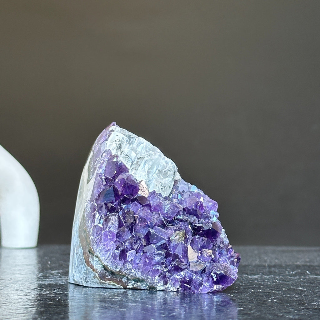 Natural Deep Purple Uruguay Amethyst Crystal Geode | Amethyst Geodes | Wiccan Center