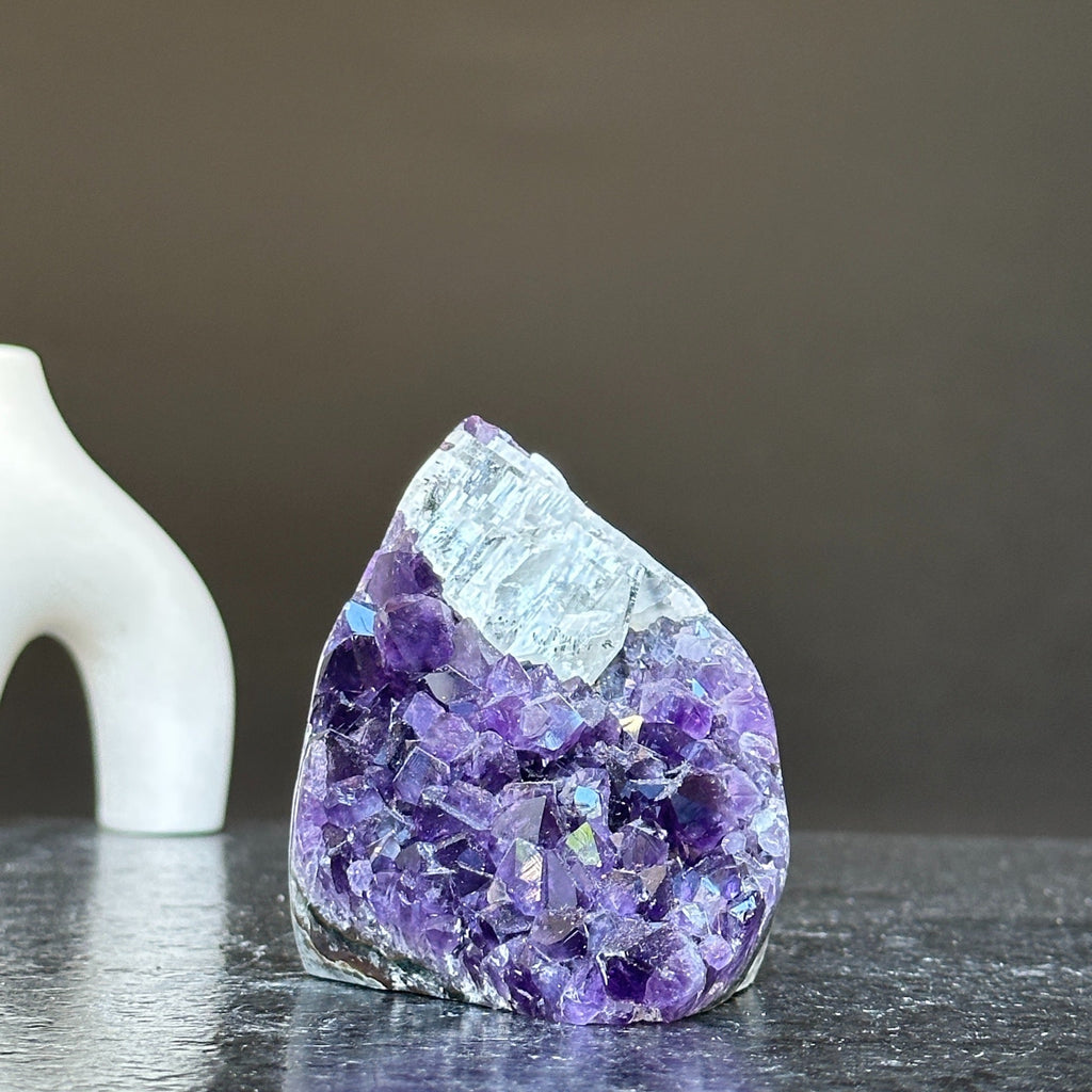 Natural Deep Purple Uruguay Amethyst Crystal Geode | Amethyst Geodes | Wiccan Center
