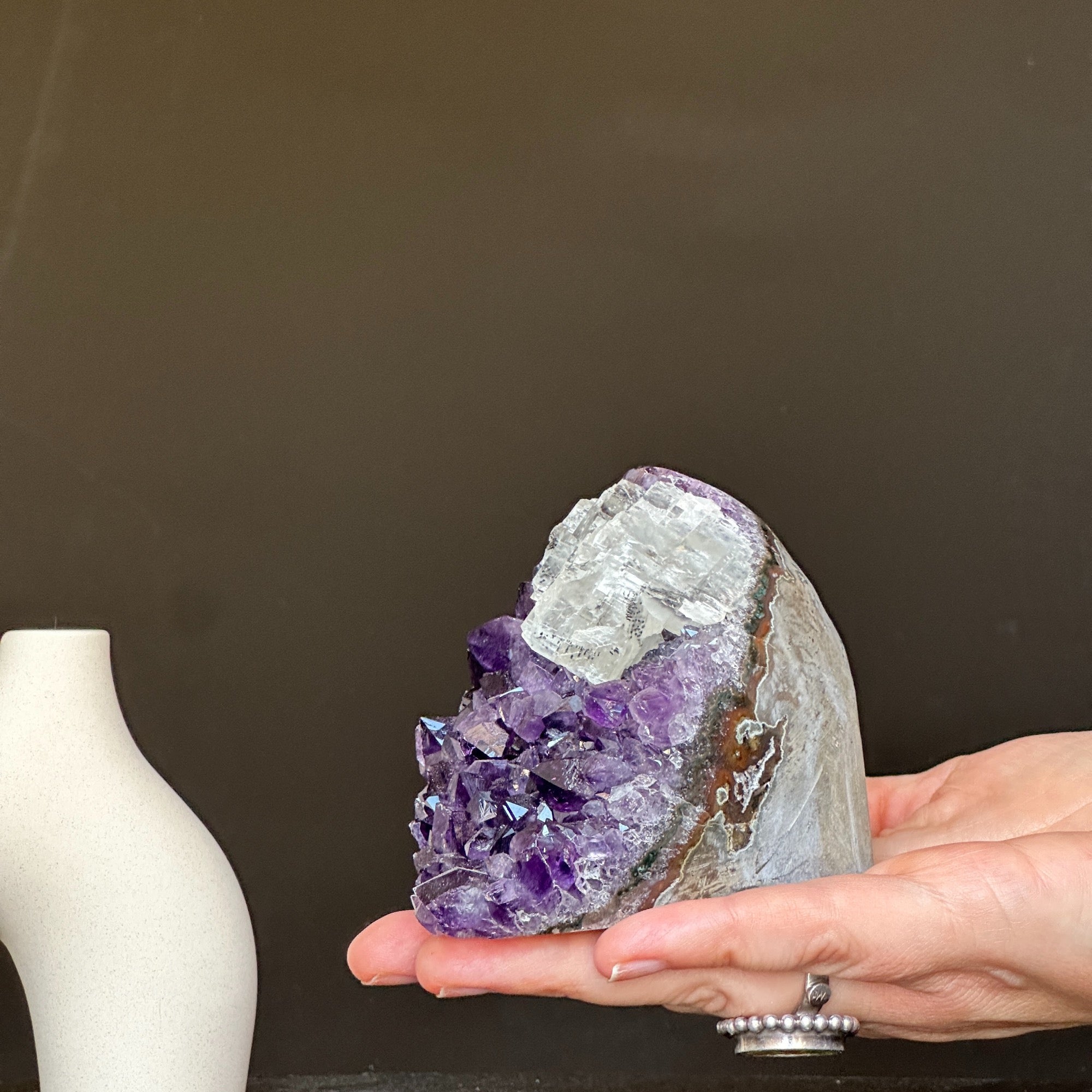 Natural Deep Purple Uruguay Amethyst Crystal Geode | Amethyst Geodes | Wiccan Center