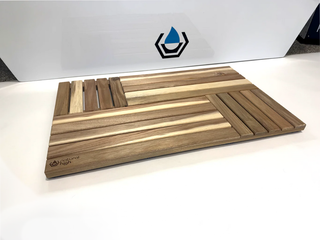 Natural High™ Acacia Wooden Drip Mat | Tub Accessory | Wiccan Center
