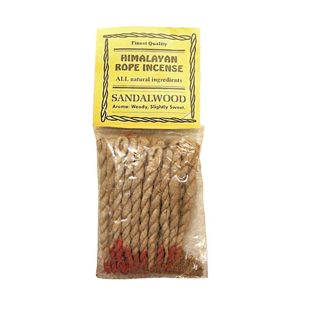 Himalayan Rope Incense 20 Ropes - Sandalwood