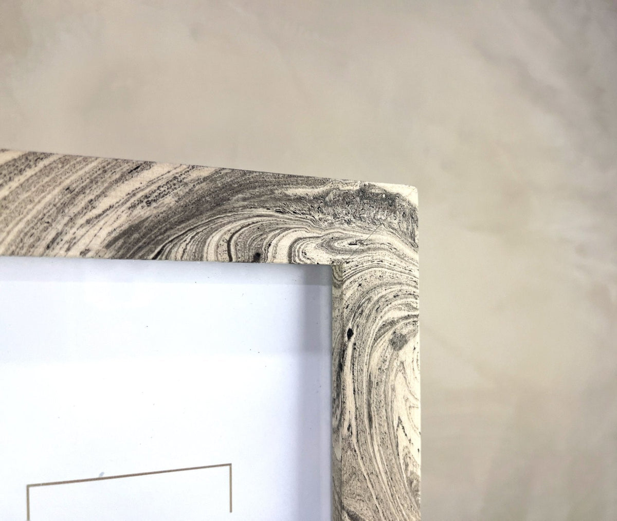 Neue Hand Marbled Wood Picture Frame - B&W & Neutrals (5x7) | Frame | Wiccan Center