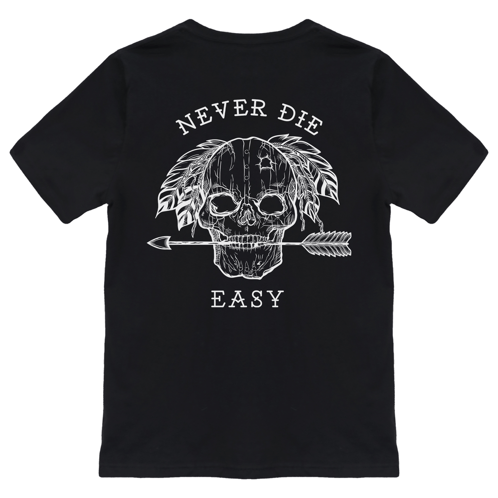 Never Die Easy Black T-Shirt | | Wiccan Center