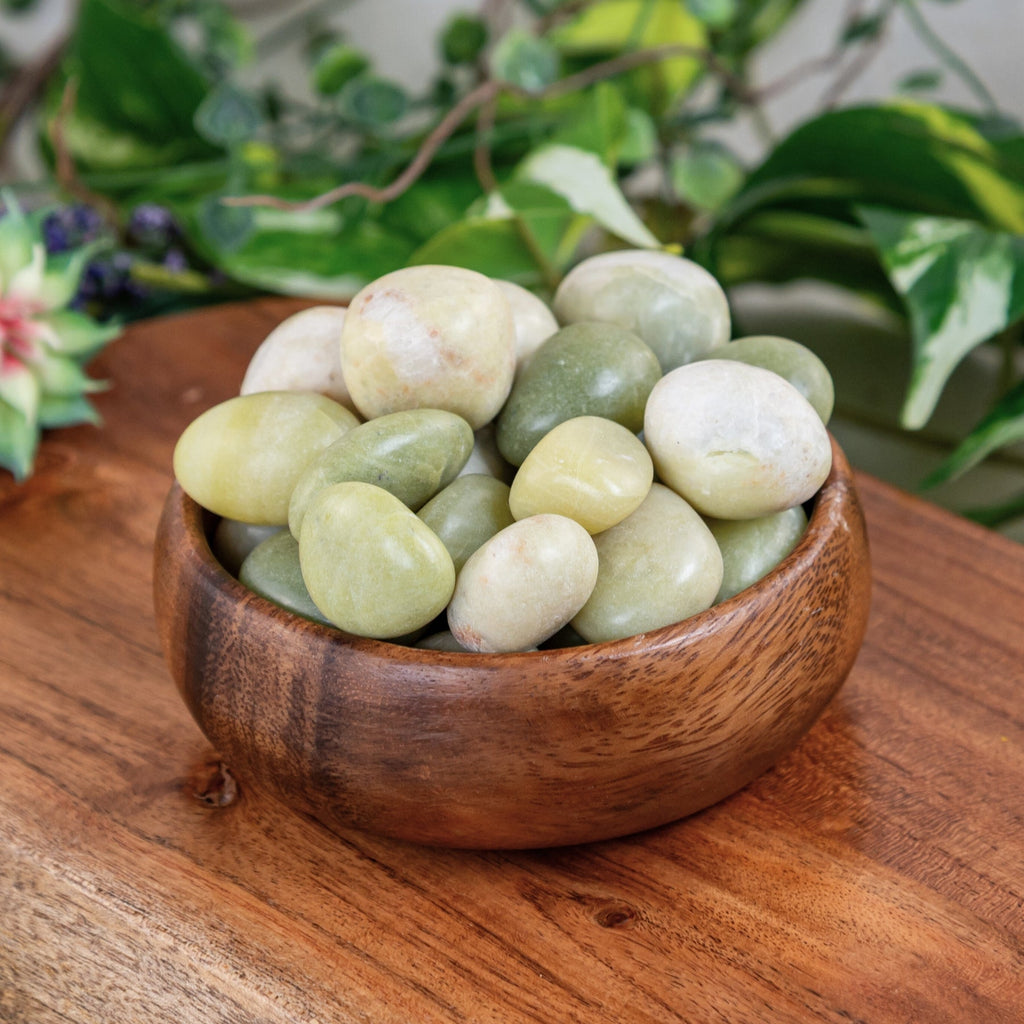 New Jade Tumbled 1lb | Religious Items | Wiccan Center