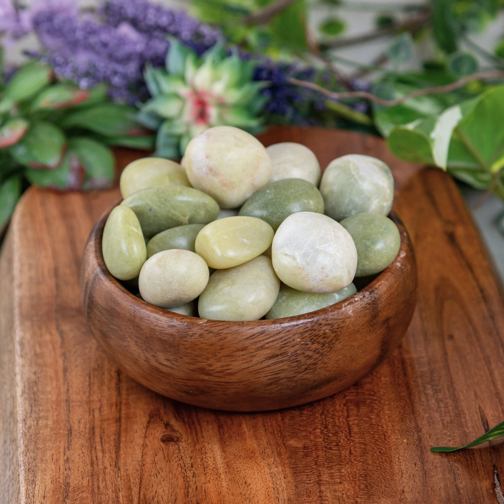 New Jade Tumbled 1lb | Religious Items | Wiccan Center
