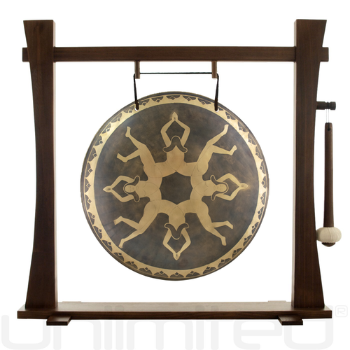16" Divine Emotion Gong on Spirit Guide Gong Stand | Gong & Stand Combo | Wiccan Center