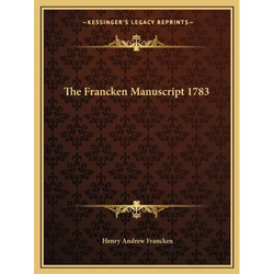 The Francken Manuscript 1783 - Paperback | Books | Wiccan Center