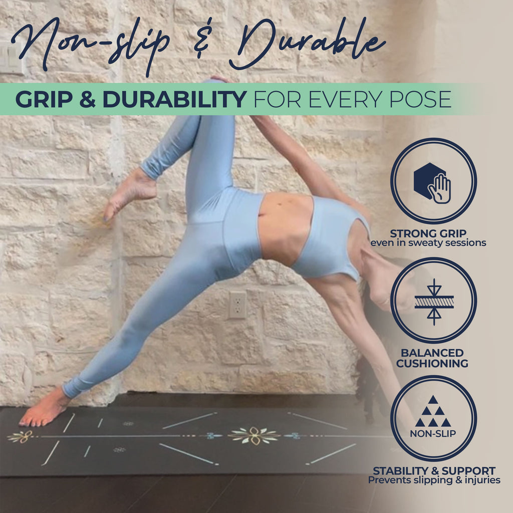 Eco Balance Yoga Mat- 5mm | Yoga Mat | Wiccan Center
