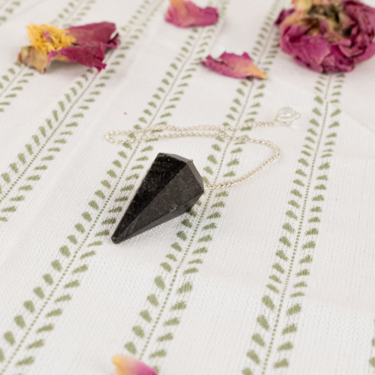 Nuummite Faceted Pendulum | Religious Items | Wiccan Center