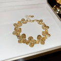Flowers Open-ended Design Personalized Light Luxury Bracelet