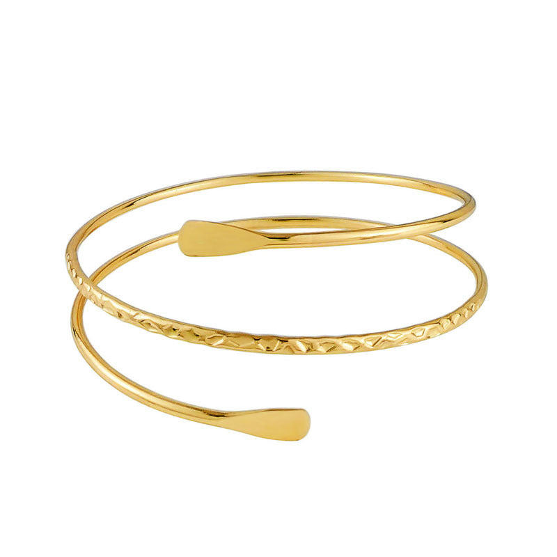 Geometric Metal Armband Exaggerated Personalized Leaf Bracelet | Bracelet | Wiccan Center